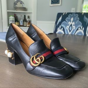 GUCCI Black Peyton Pumps